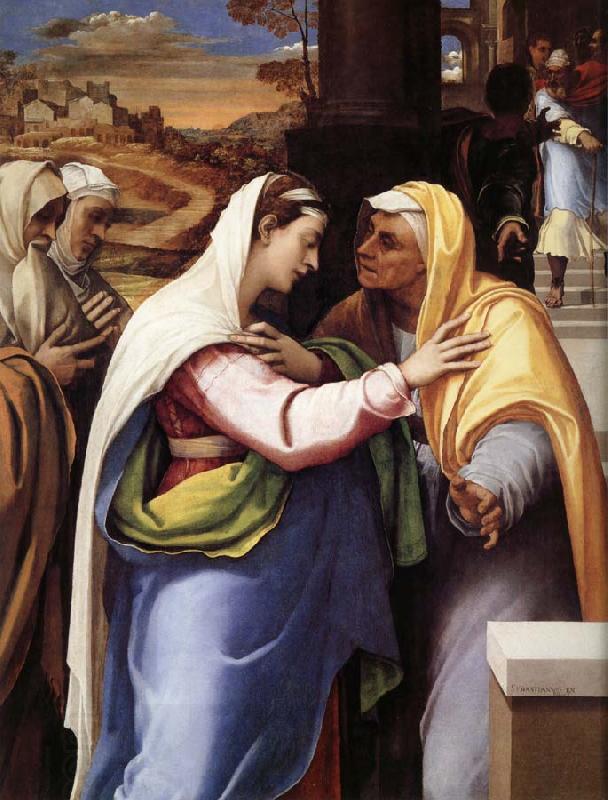 Sebastiano del Piombo La Visitation oil painting picture